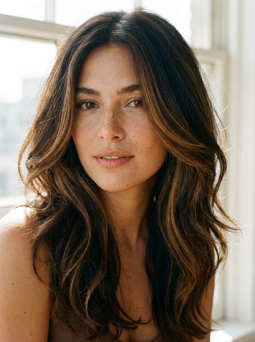 Chocolate Caramel Balayage - Balayage braune Haare